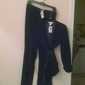 Green Velvet Suit H&M